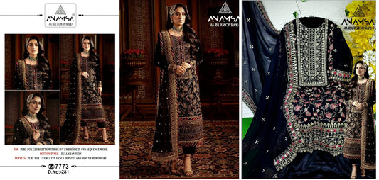 281 Anamsa Pakistani Salwar Suits