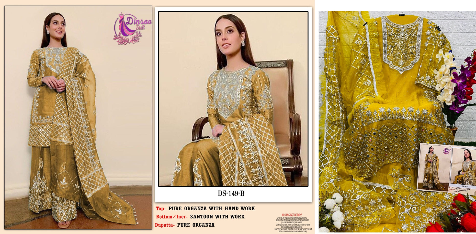 149B Dinsaa Suit Pakistani Salwar Suits