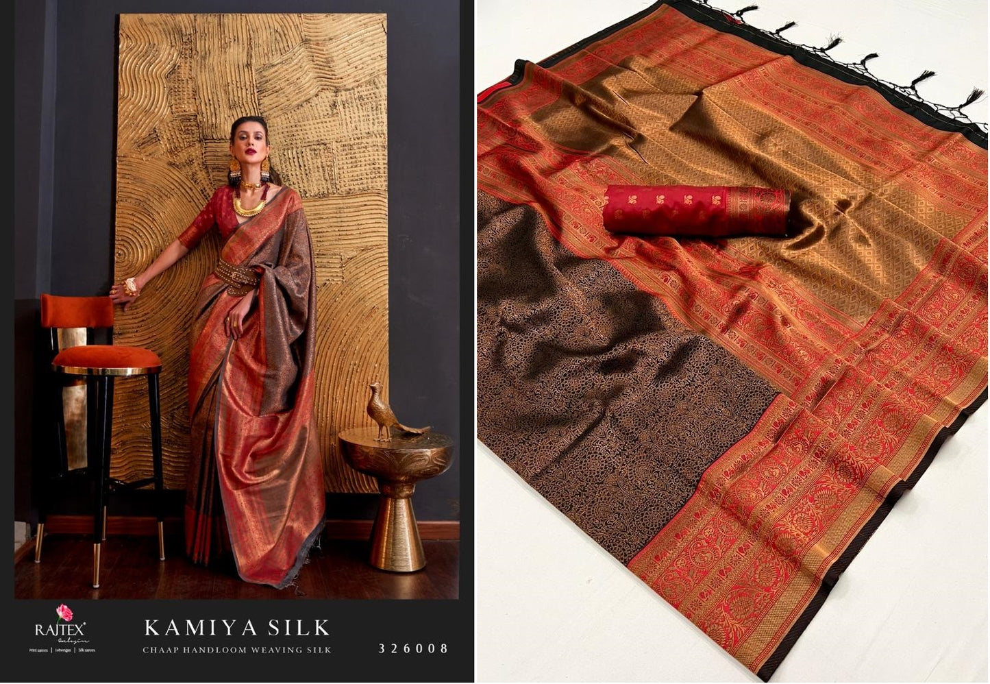 326008 Kamiya Rajtex Sarees