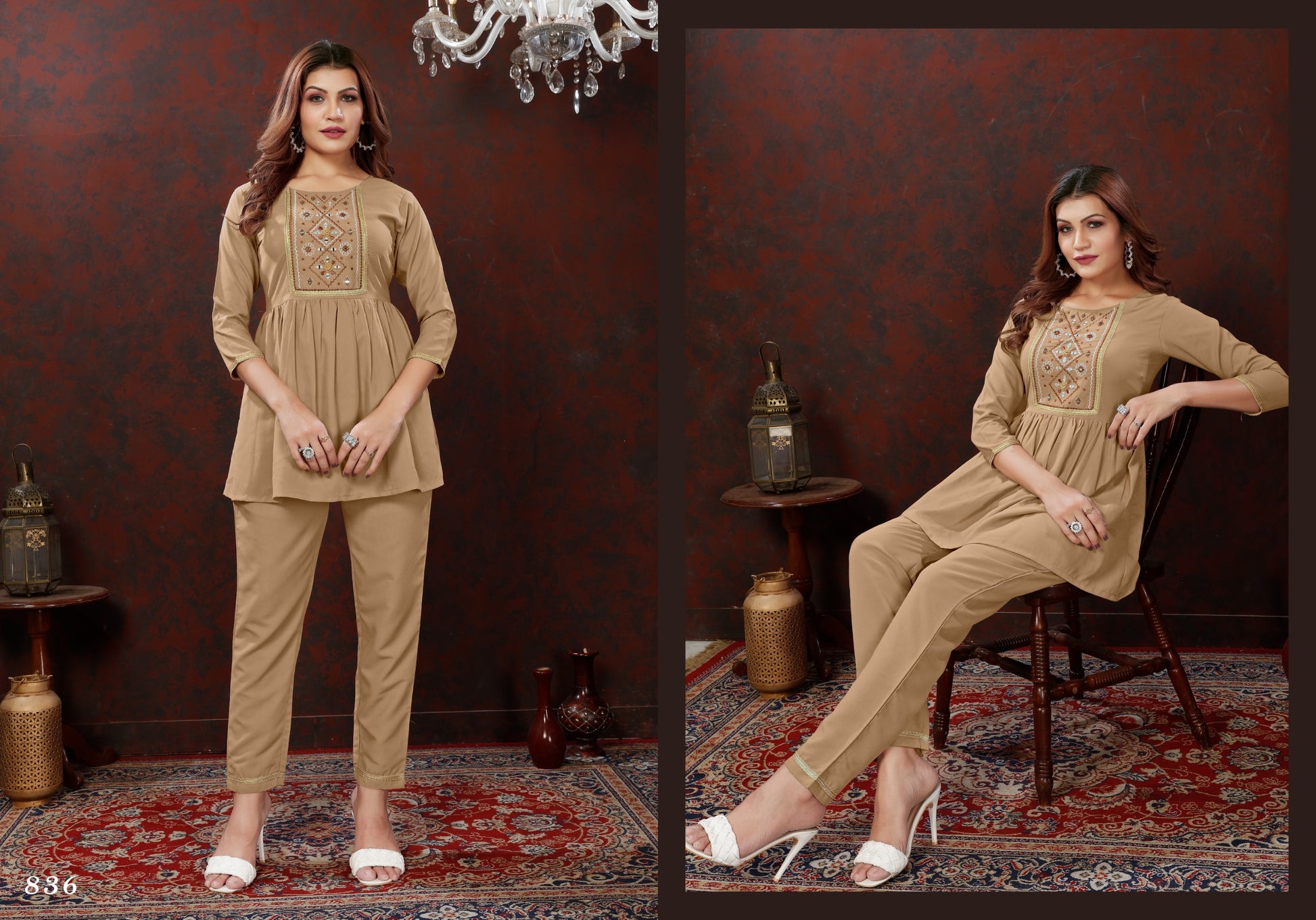 836 Karigari Vol 1 Moksh Co Ord Set