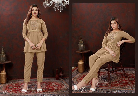 836 Karigari Vol 1 Moksh Co Ord Set