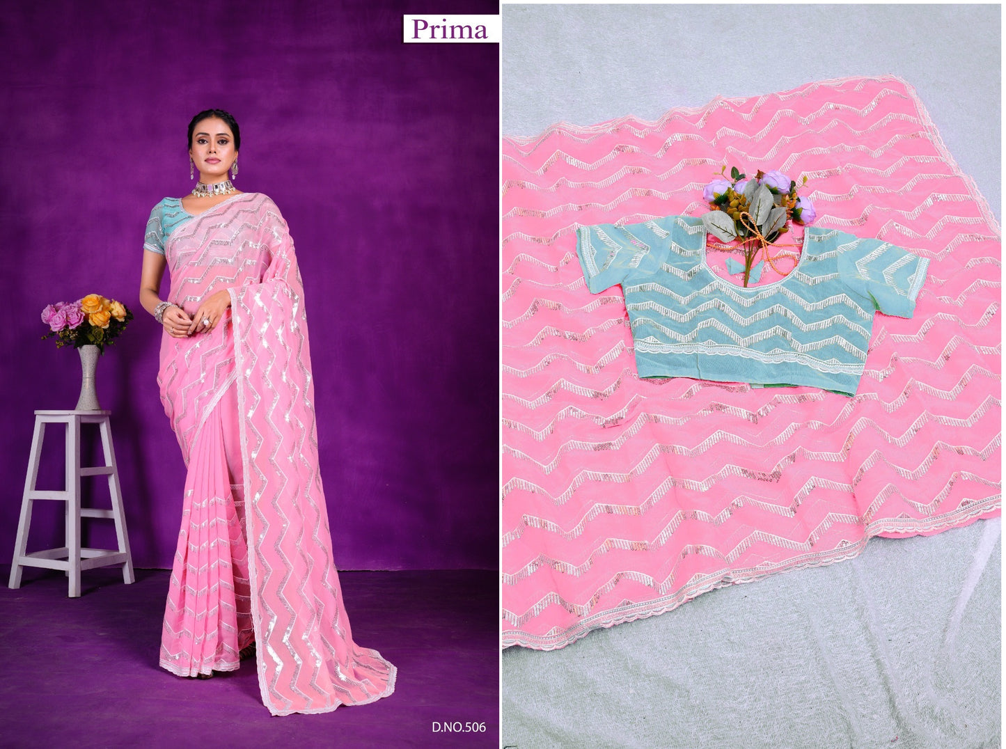 506 Prima Sarees