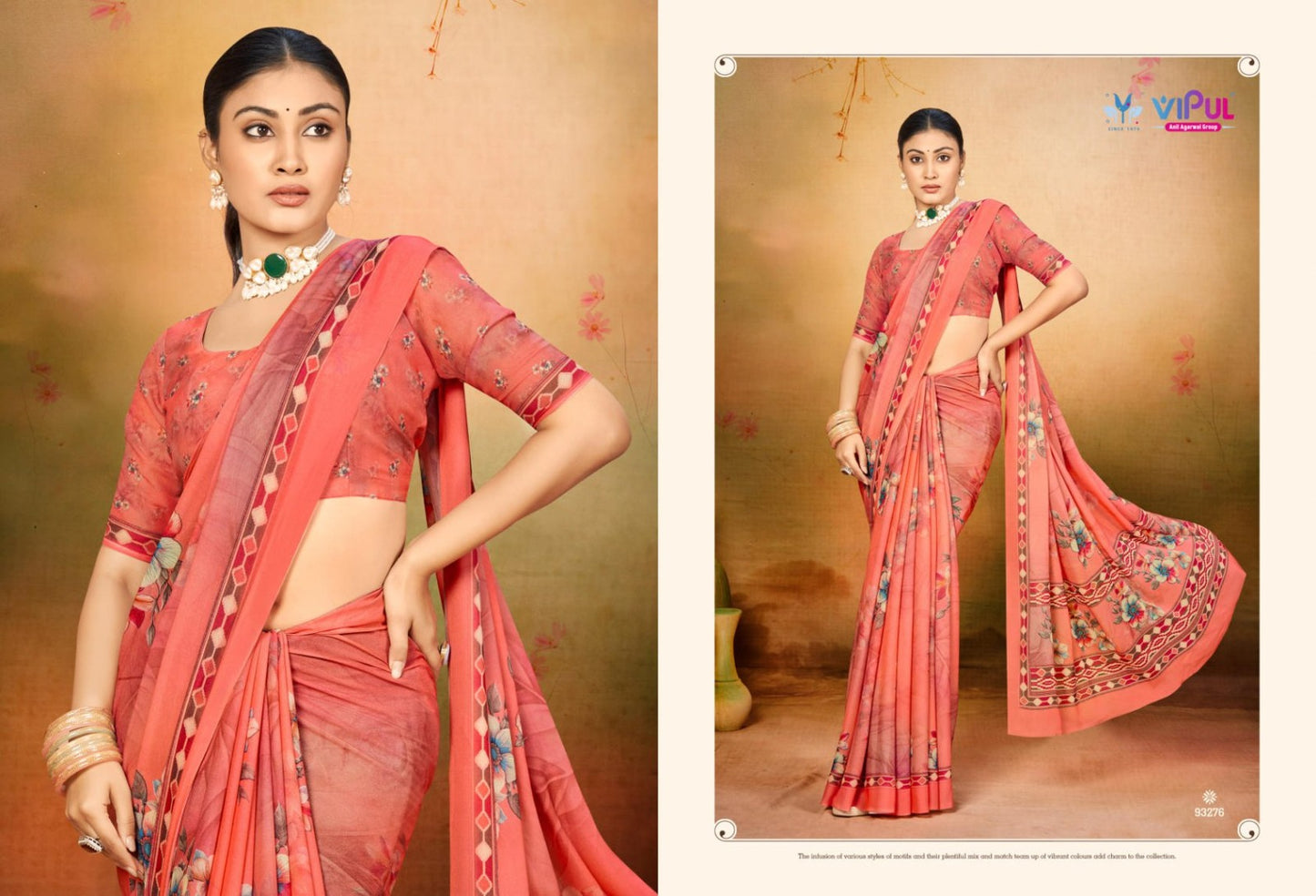 93276 Siddhi Vol 2 Vipul Wetless Sarees
