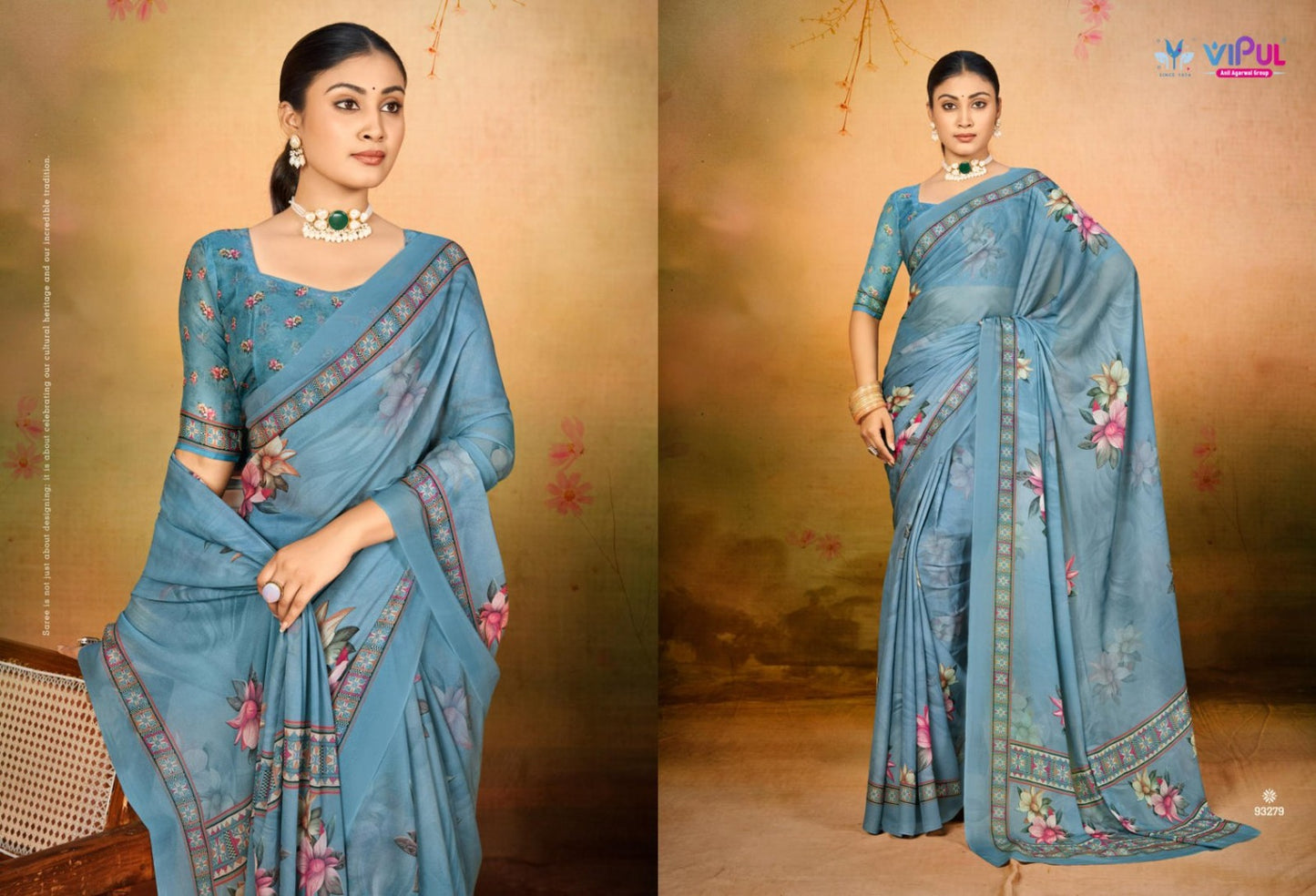 93279 Siddhi Vol 2 Vipul Wetless Sarees