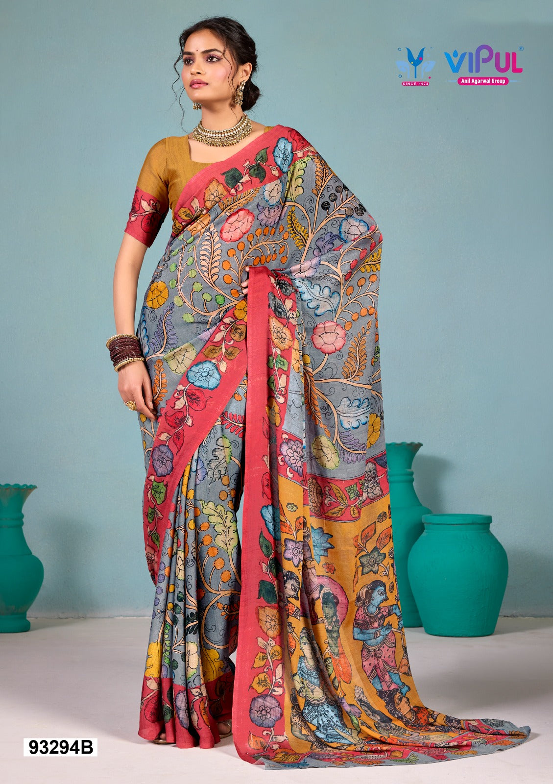 93294-B Antique Royal Vol 25 Vipul Soft Georgette Sarees