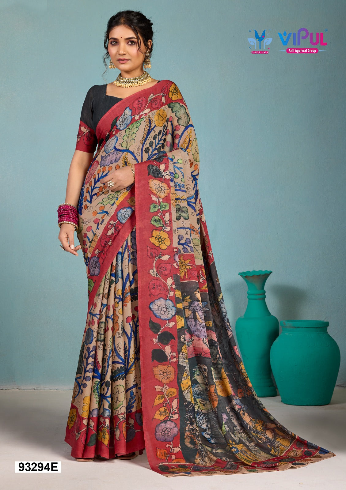 93294-E Antique Royal Vol 25 Vipul Soft Georgette Sarees