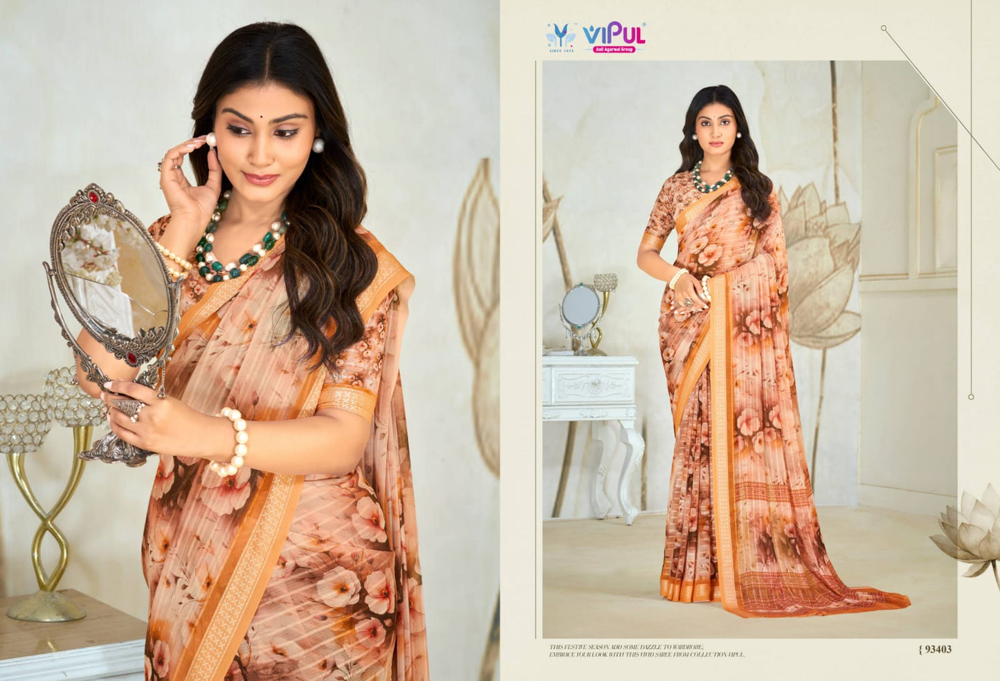 93403 Mahima Vol 2 Vipul Georgette Sarees