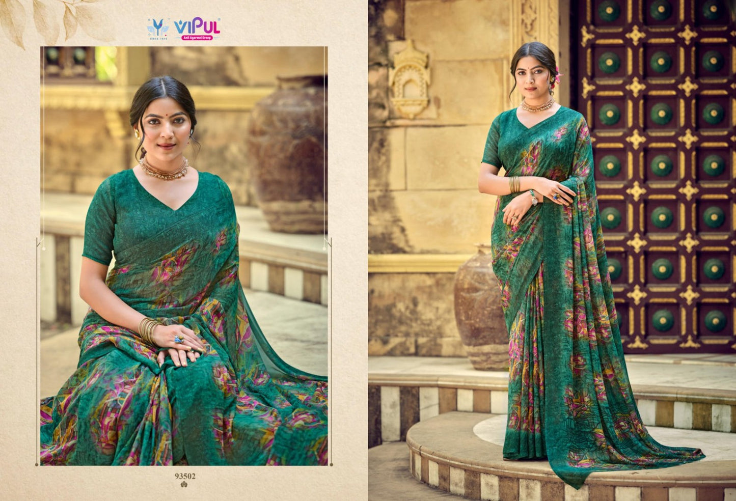 93502 Simrah Vol 17 Vipul Georgette Sarees