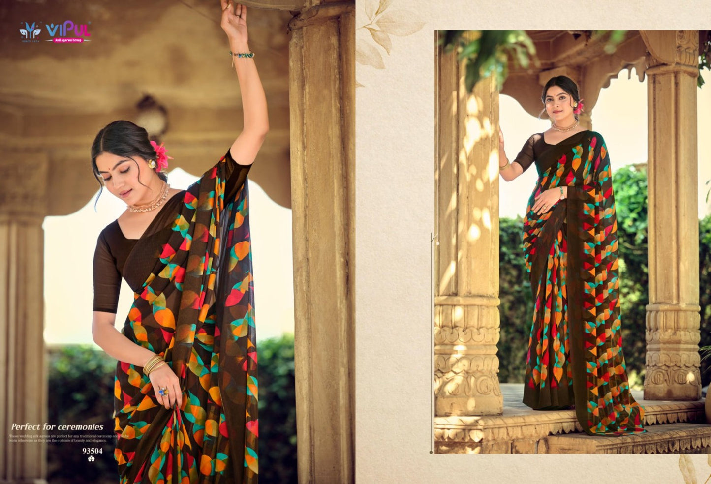 93504 Simrah Vol 17 Vipul Georgette Sarees