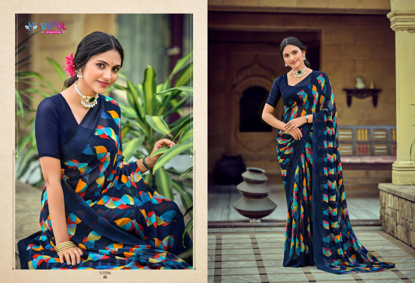 93506 Simrah Vol 17 Vipul Georgette Sarees