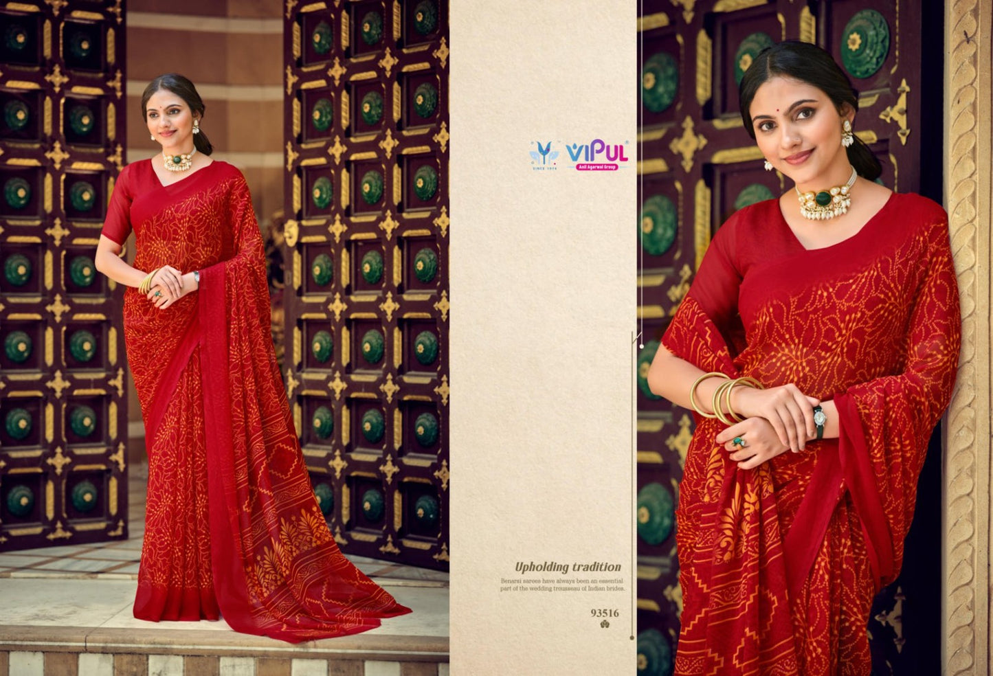 93516 Simrah Vol 17 Vipul Georgette Sarees