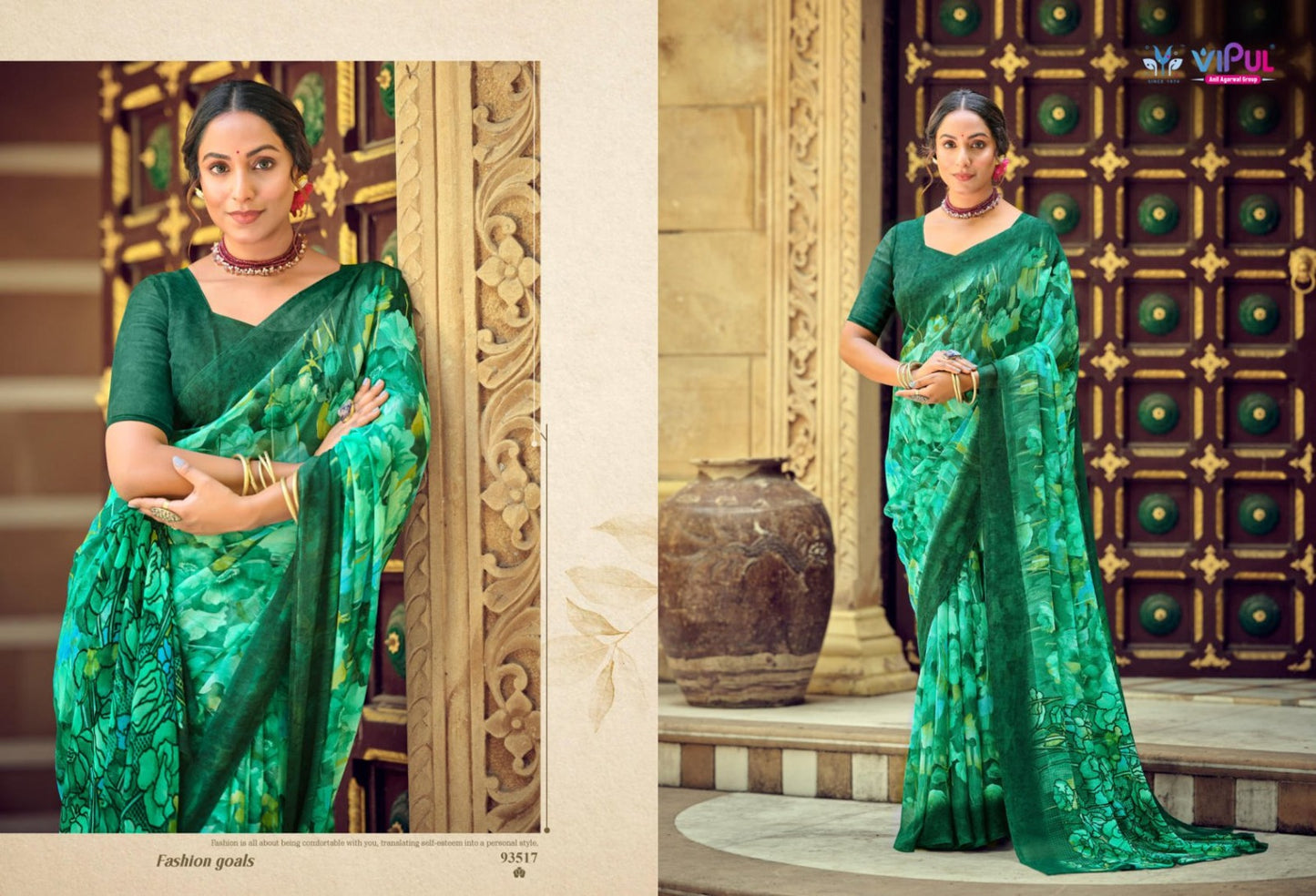 93517 Simrah Vol 17 Vipul Georgette Sarees