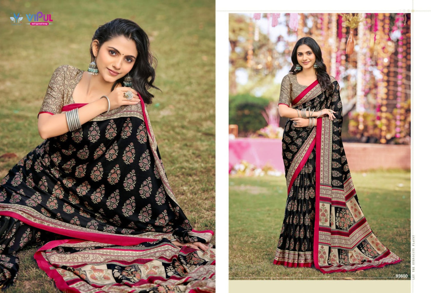 93600 Heritage Vol 14 Vipul Crepe Sarees
