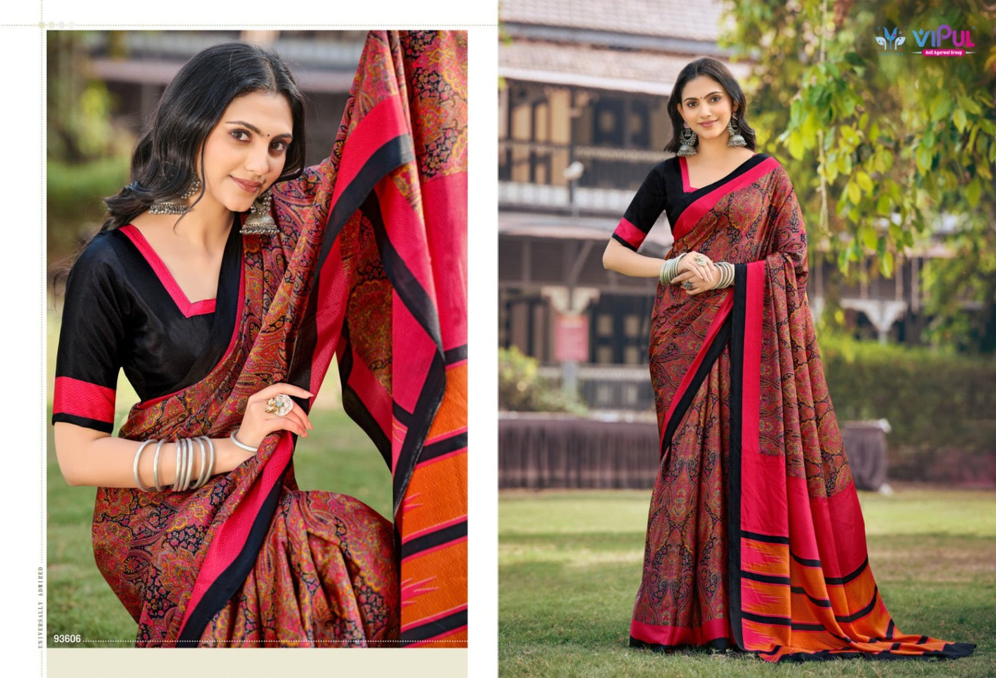 93606 Heritage Vol 14 Vipul Crepe Sarees