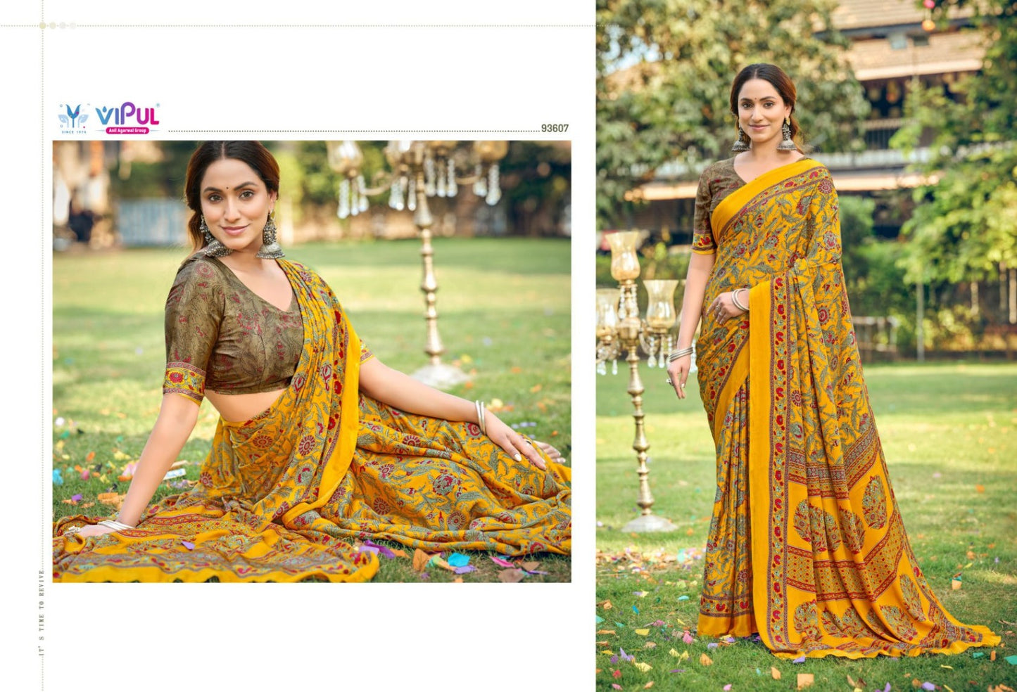 93607 Heritage Vol 14 Vipul Crepe Sarees
