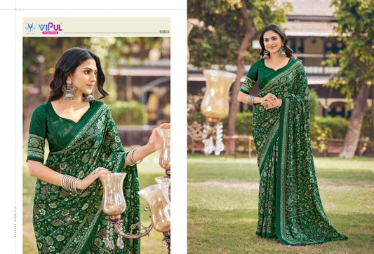 93610 Heritage Vol 14 Vipul Crepe Sarees