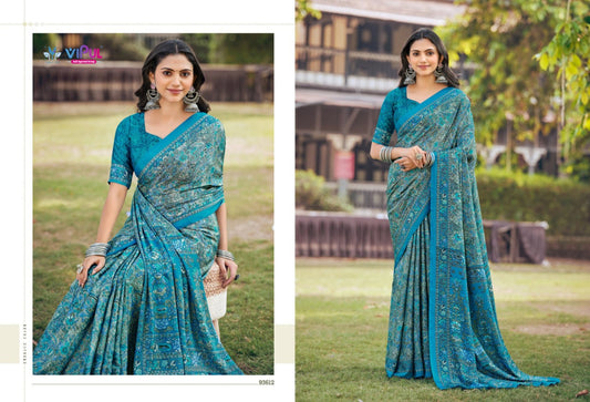 93612 Heritage Vol 14 Vipul Crepe Sarees