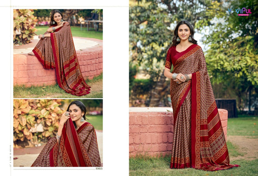 93615 Heritage Vol 14 Vipul Crepe Sarees