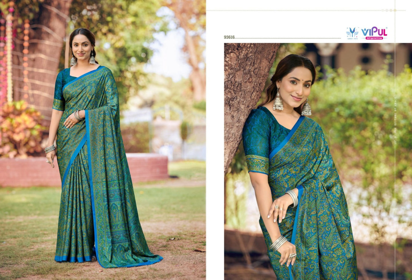 93616 Heritage Vol 14 Vipul Crepe Sarees
