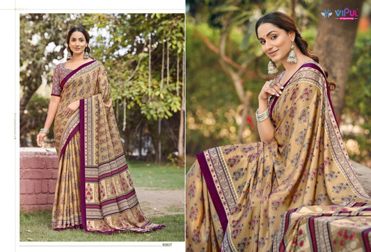 93617 Heritage Vol 14 Vipul Crepe Sarees