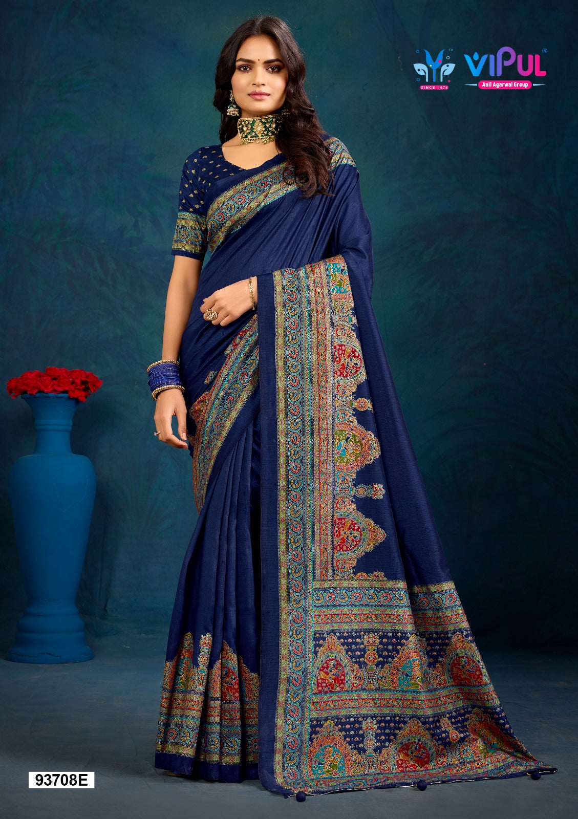 93708-E Vipul Silk Sarees
