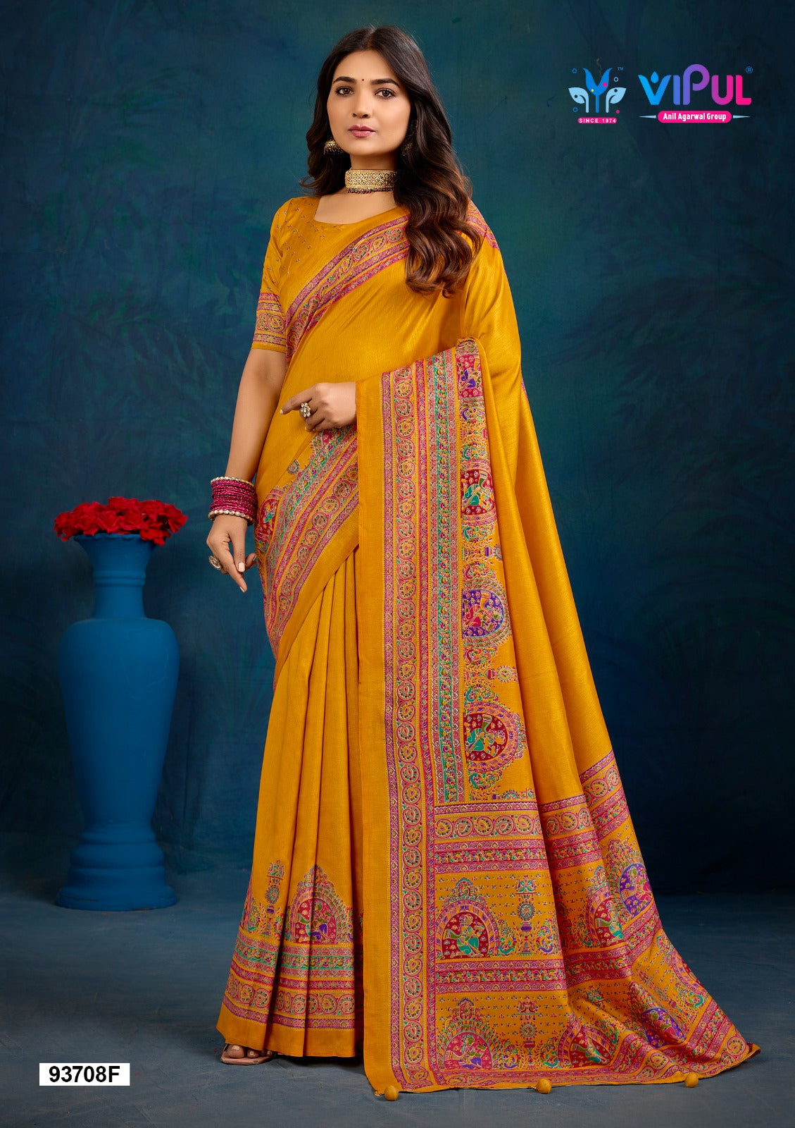 93708-F Vipul Silk Sarees