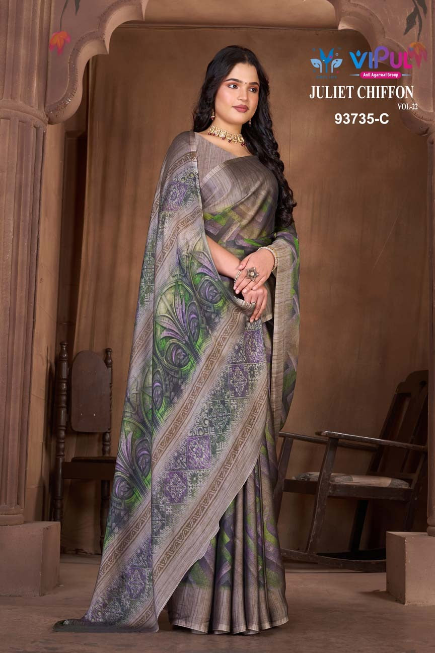 93735-C Juliet Vipul Chiffon Sarees
