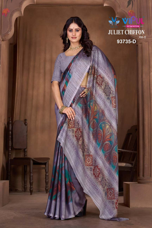 93735-D Juliet Vipul Chiffon Sarees