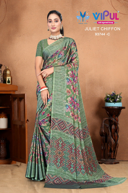 93744-C Juliet Vipul Chiffon Sarees