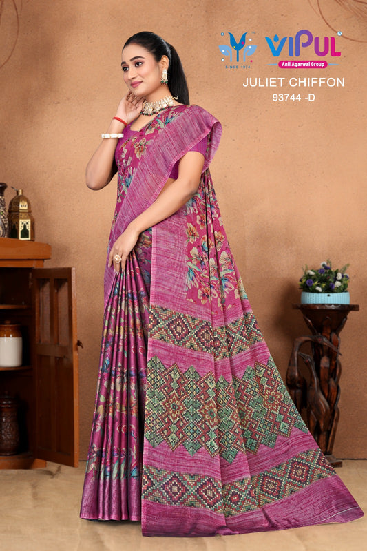 93744-D Juliet Vipul Chiffon Sarees