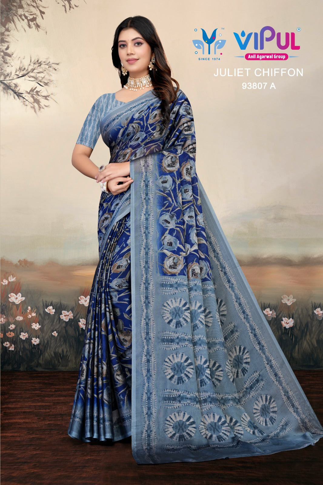 93807-A Juliet Vipul Chiffon Sarees