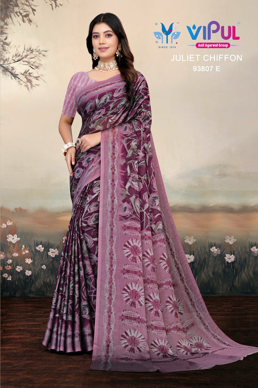93807-E Juliet Vipul Chiffon Sarees
