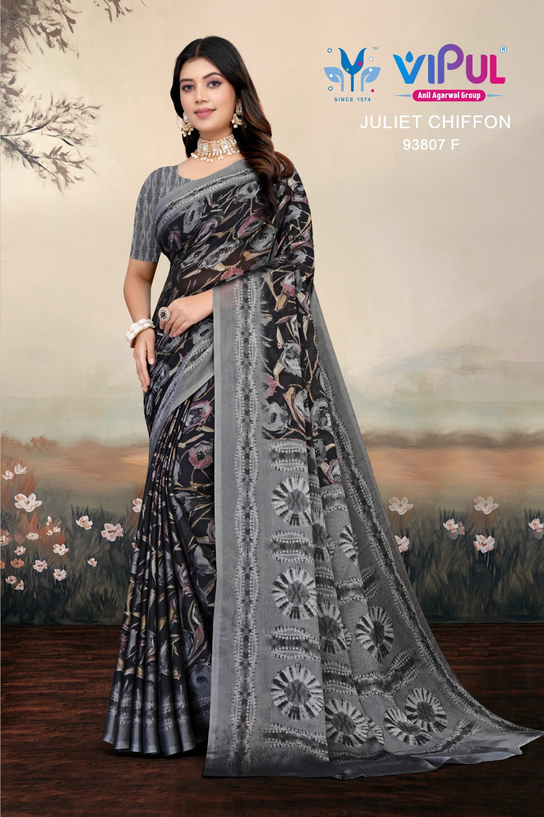 93807-F Juliet Vipul Chiffon Sarees