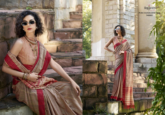 940001 Redbull Rajpath Katan Sarees