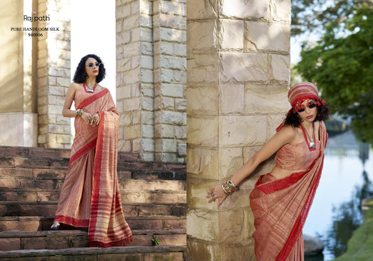 940006 Redbull Rajpath Katan Sarees