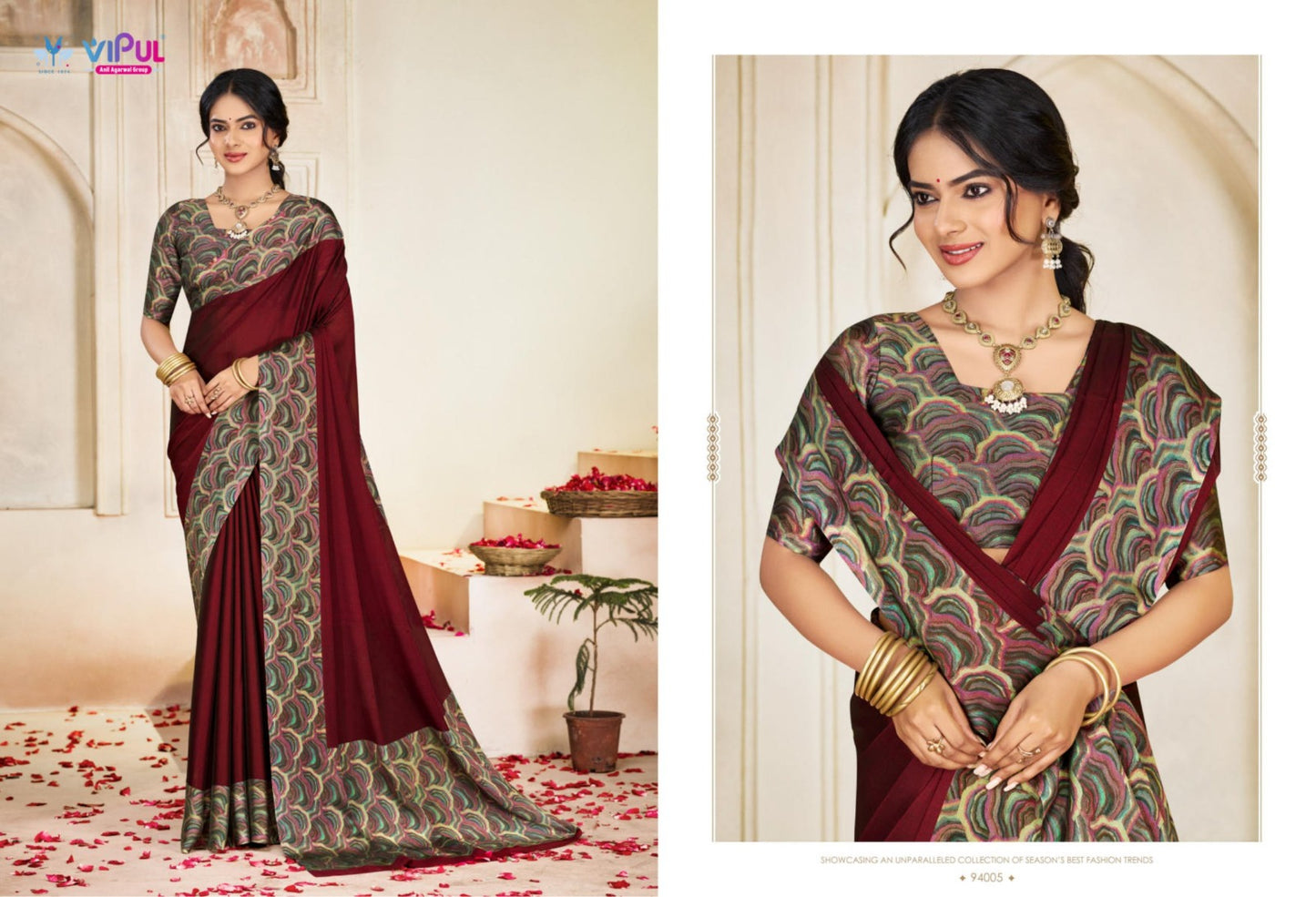 94005 Juliet Vol 26 Vipul Chiffon Sarees