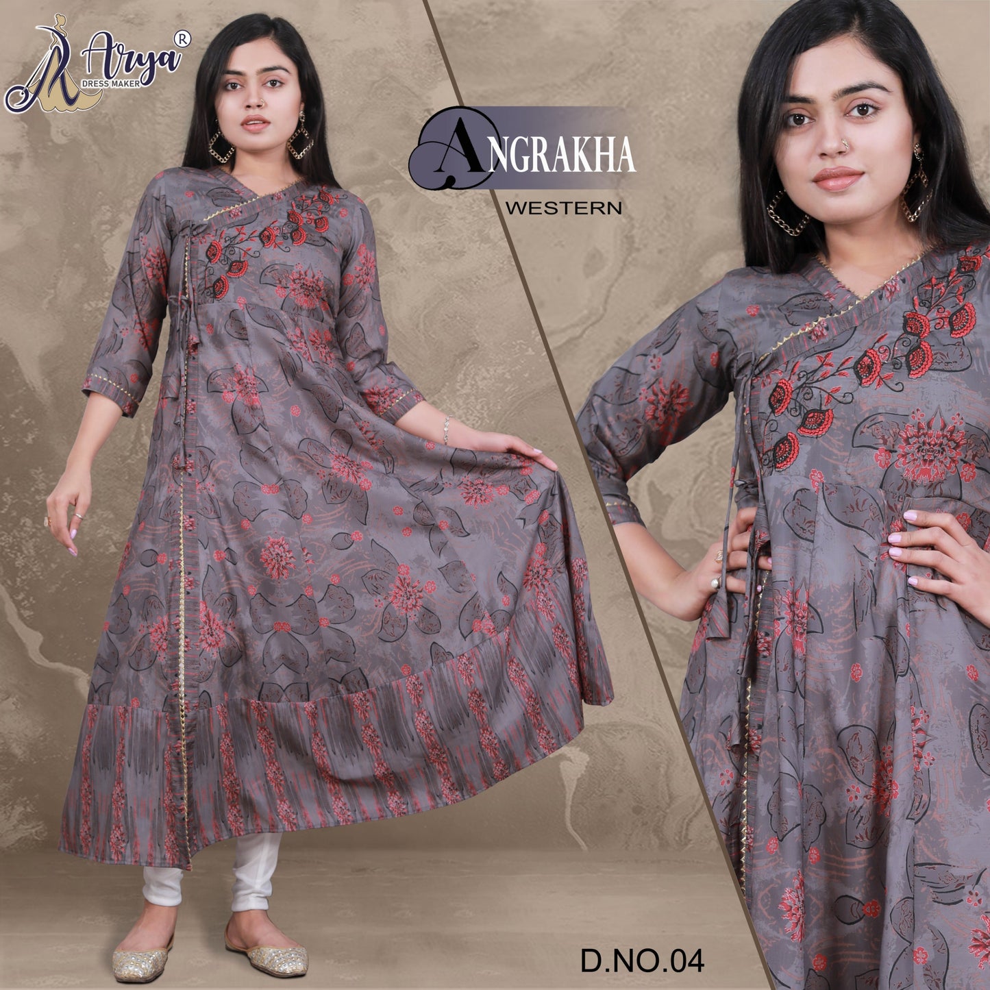 04 Angrakha Adm Western Dress