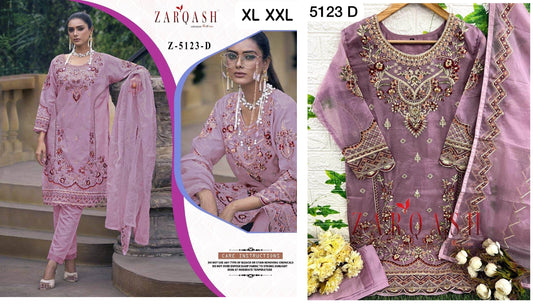 Z-5123D Zarqash Pakistani Readymade Suits