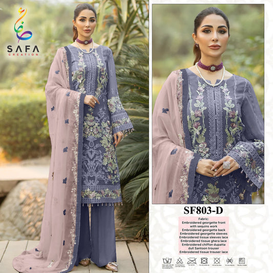 803D Safa Creation Pakistani Salwar Suits