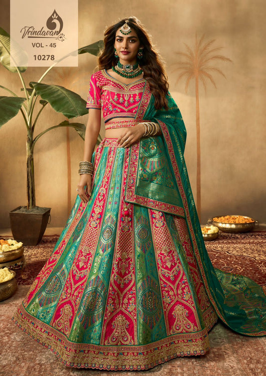 10278 Vrindavan Vol 45 Royal Lehenga Choli