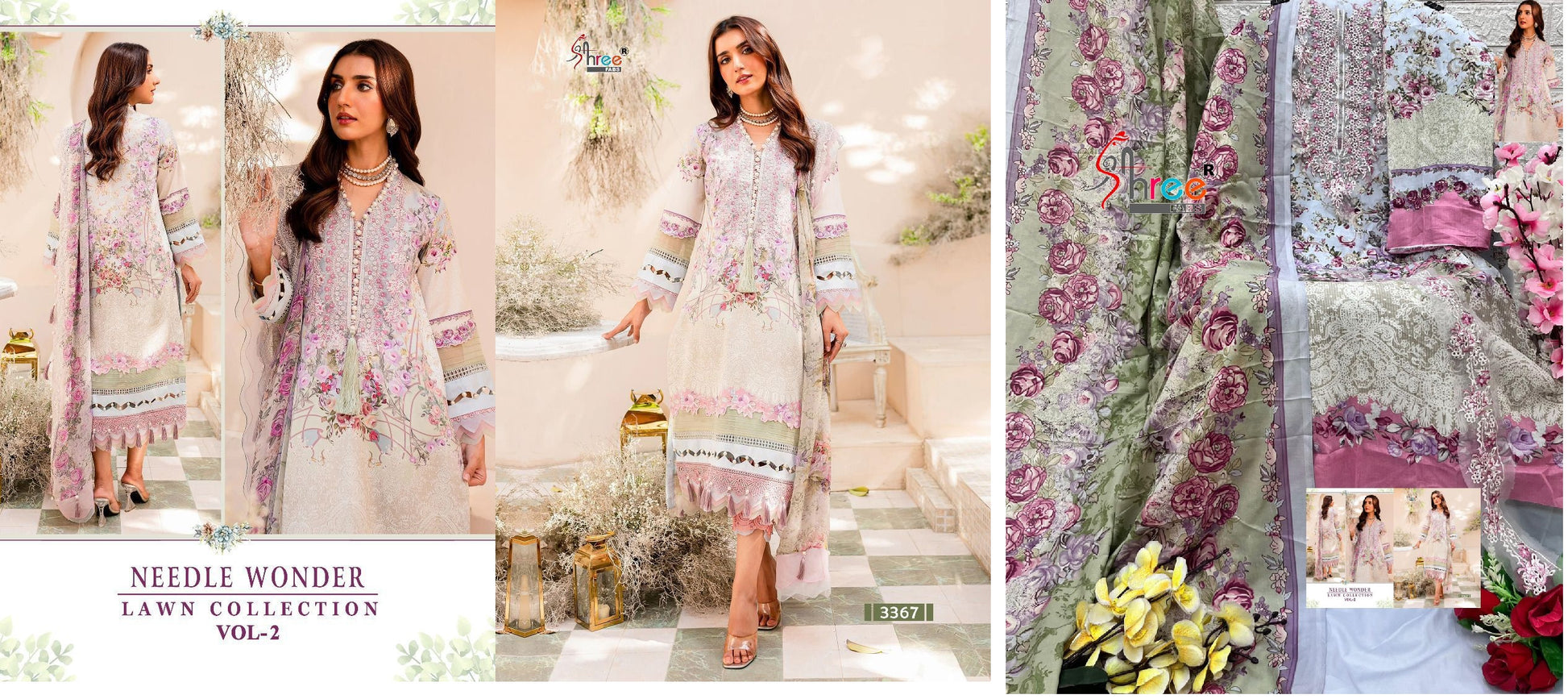 3367 Shree Fabs Pakistani Salwar Suits