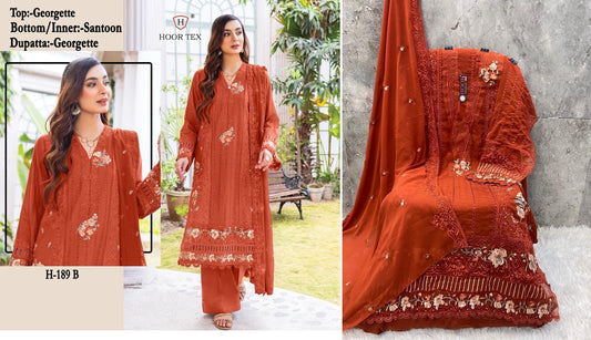 189B Hoor Tex Pakistani Salwar Suits