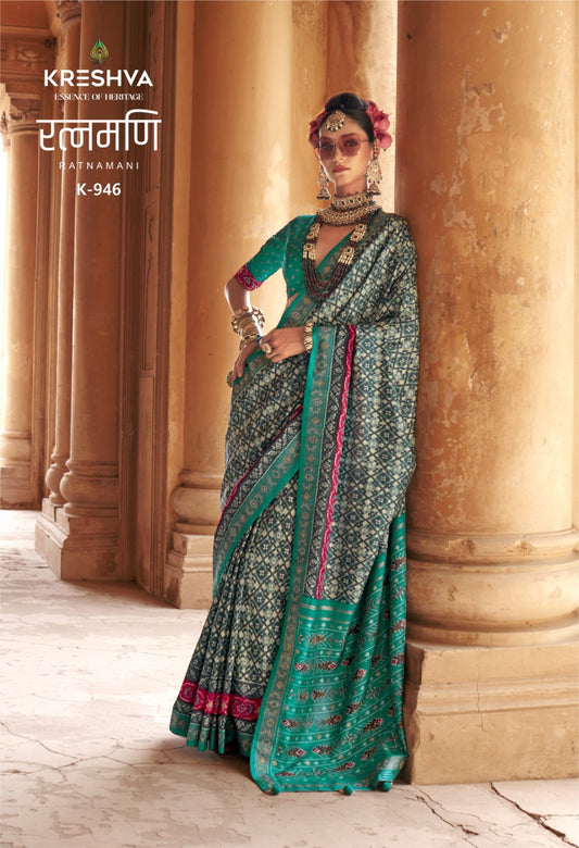 946 Ratnamani Kreshva Pv Silk Sarees
