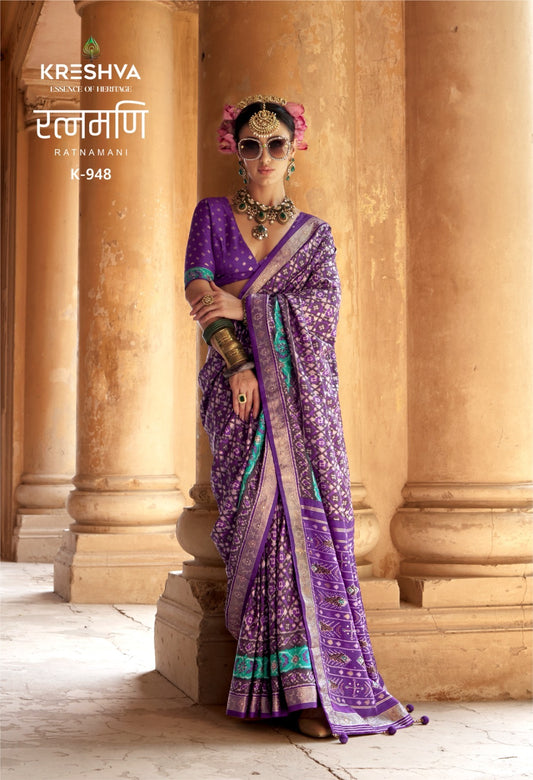 948 Ratnamani Kreshva Pv Silk Sarees