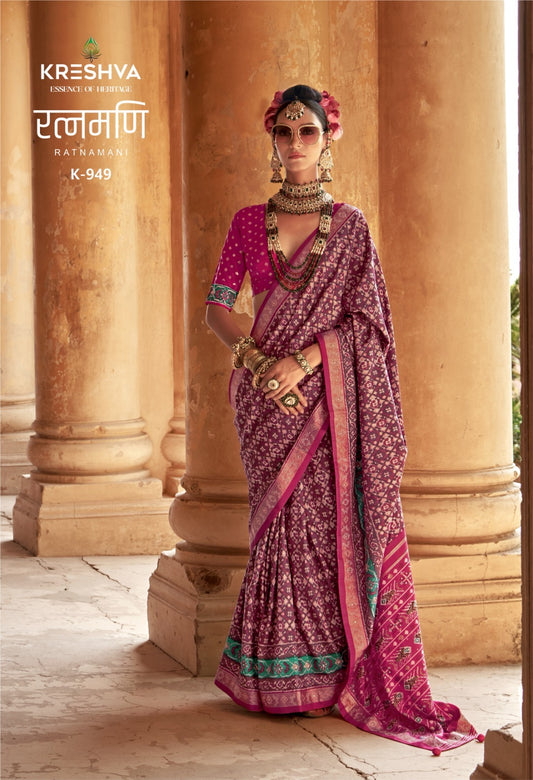 949 Ratnamani Kreshva Pv Silk Sarees