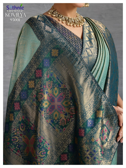 95001 Kovilya Sethnic Kanjivaram Silk Sarees