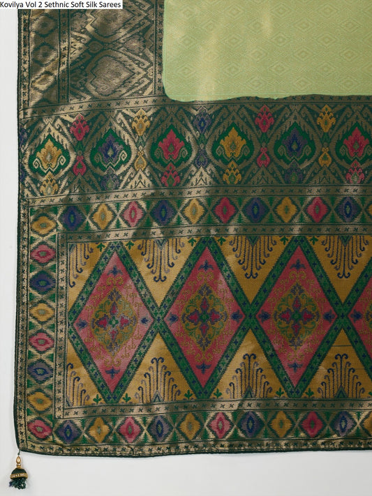 95005 Kovilya Vol 2 Sethnic Soft Silk Sarees