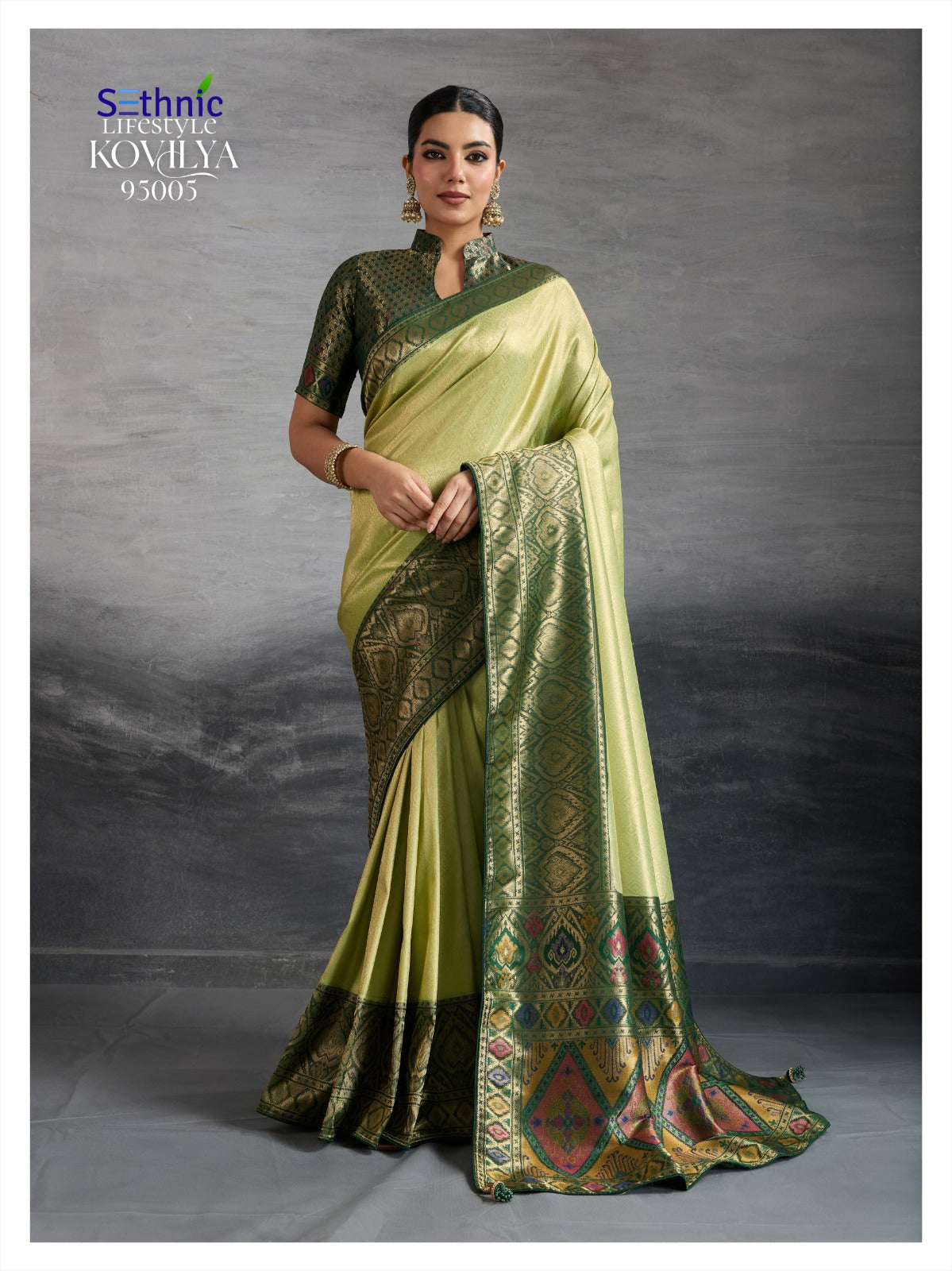 95005 Kovilya Vol 2 Sethnic Soft Silk Sarees