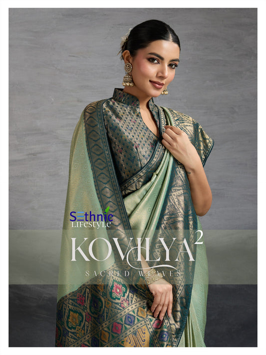 95007 Kovilya Vol 2 Sethnic Soft Silk Sarees