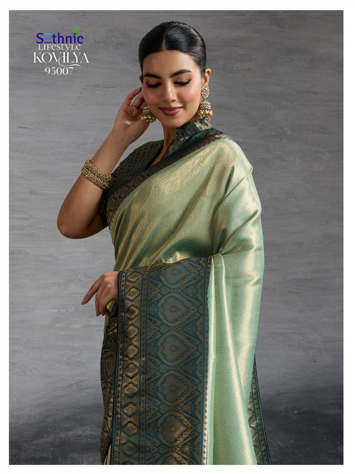 95007 Kovilya Vol 2 Sethnic Soft Silk Sarees